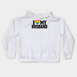 i love my husband Kids Hoodie